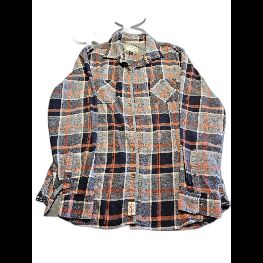 Flag and Anthem Men's Long Sleeve Flip Cuff Med